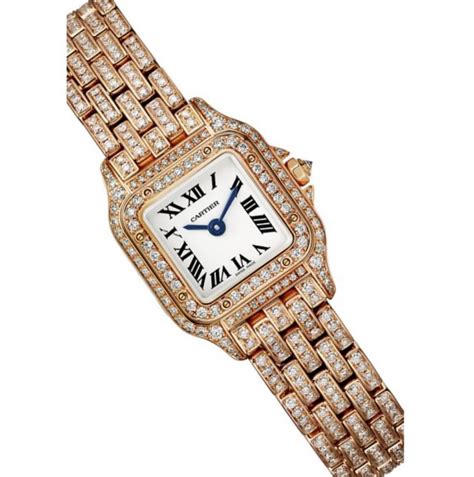 replica cartier panthere gold watch|cartier panthere watch with diamonds.